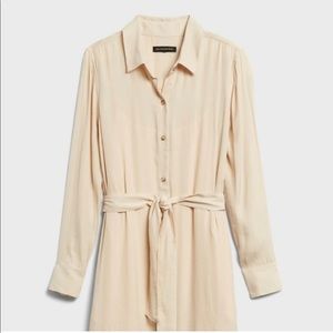 Banana Republic maxi shirt dress